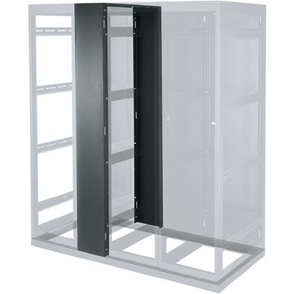 Middle Atlantic 5CC43 Rack Zubehör Kabelmanagementtafel, Serverschrank Zubehör, Schwarz
