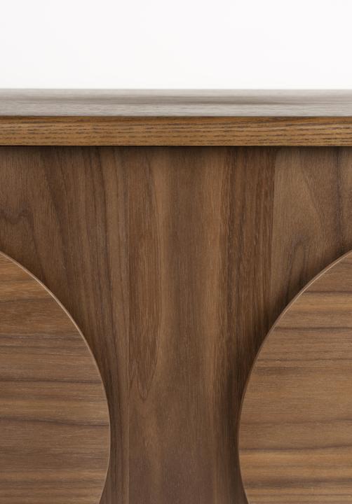 Image du produit Zuiver Buffet Groove 3 portes Walnut (120 x 40 x 58 cm)