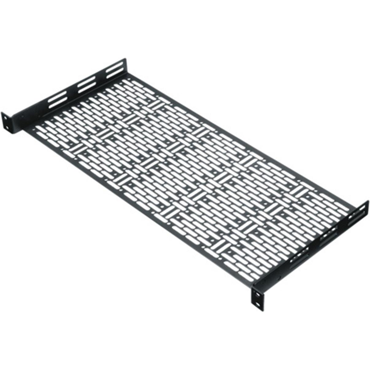 Middle Atlantic UFA-8-4 Rack Zubehör Regalboden, Serverschrank Zubehör, Schwarz