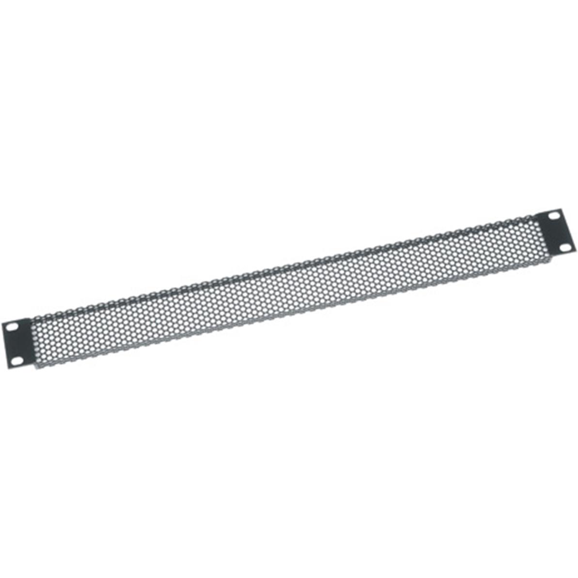 Middle Atlantic VT1-CP12 Rack Zubehör Belüftet Blindplatte, Serverschrank Zubehör, Schwarz