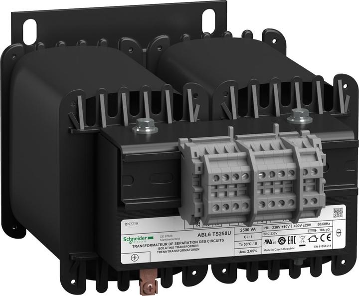 Produktbild Schneider Electric Transformator ABL6TS250U 230V 2,5kVA