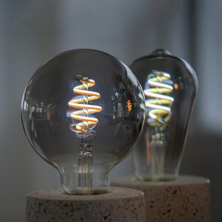 Actual product image Hombli Filament Bulb CCT E27 ST64 (E27, 5.50 W, 300 lm, 1 x, G)