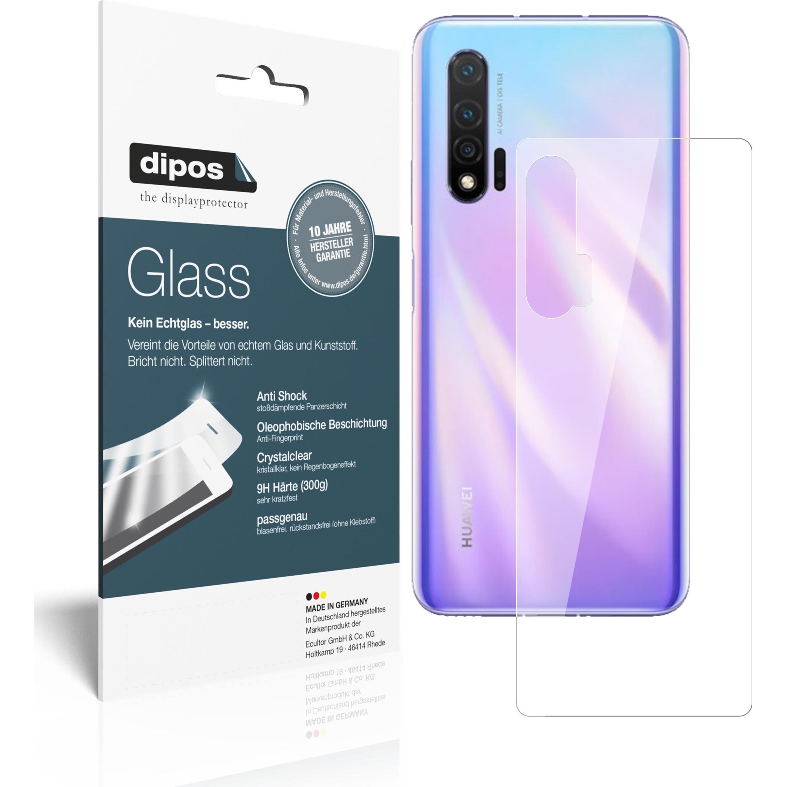 Dipos Displayschutz Anti-Shock (1 Stück, Huawei nova 6), Smartphone Schutzfolie, Transparent