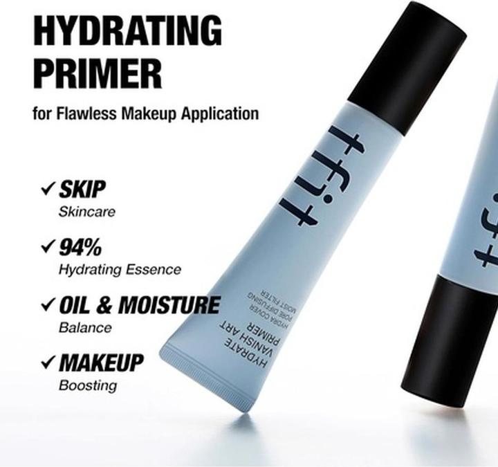Actual product image Tfit Hydrate Vanish Art Primer - Hydrating Face Primer for Dry Skin (Transparent)