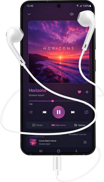 Produktbild Mayaxess USB-C Kopfhörer Galaxy S23 Plus Kabel (Kabelgebunden)