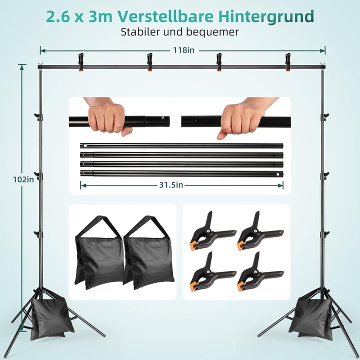 Produktbild FGen Softbox Fotostudio-Set