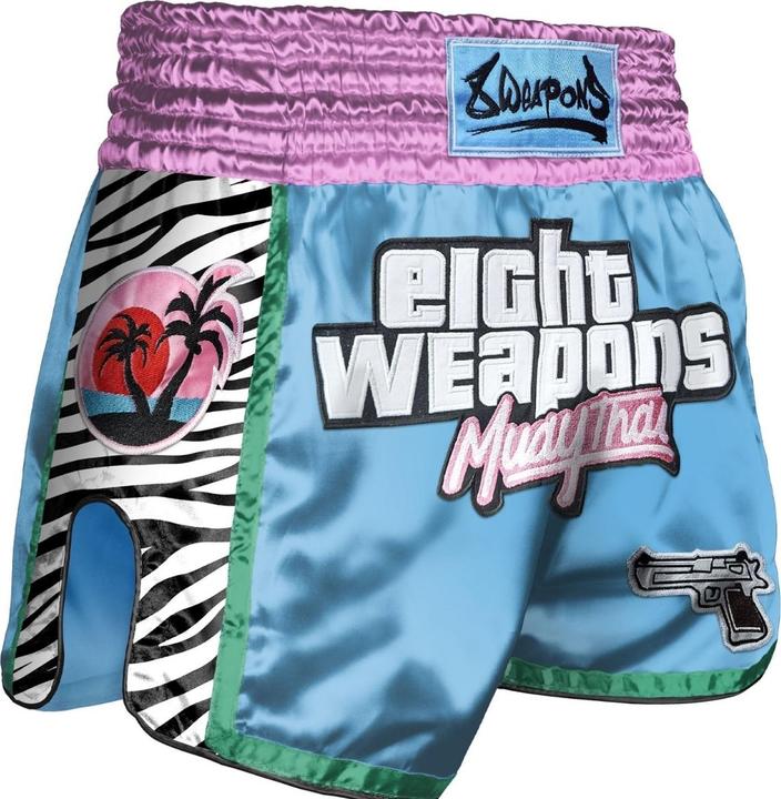8Weapons 8 WEAPONS Muay Thai Shorts - Miami Thai L