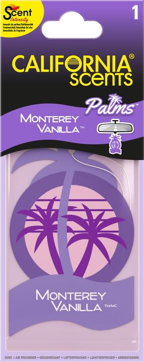 California Scents Deodorante Paper Palms Monterey Vanilla 1 pcs.