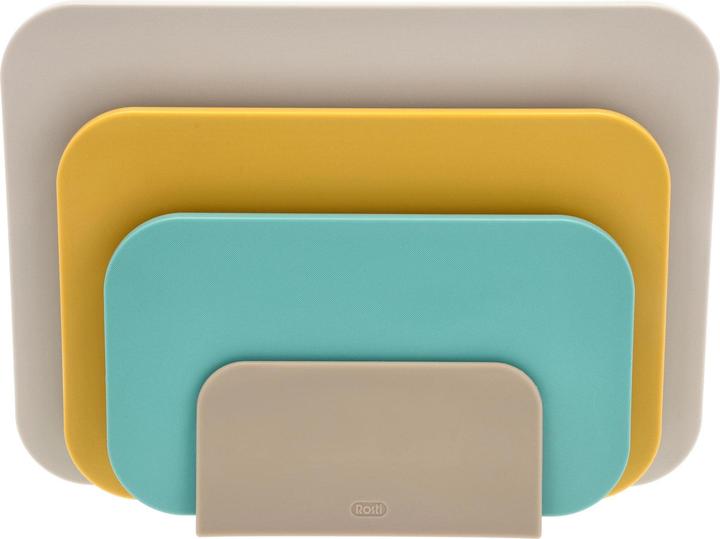 Beige, Blau, Curry, Gelb