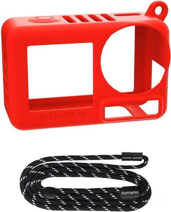 Image du produit Sunnylife OA5-BHT885-R silicone case with strap for ACTION 5 PRO (red)