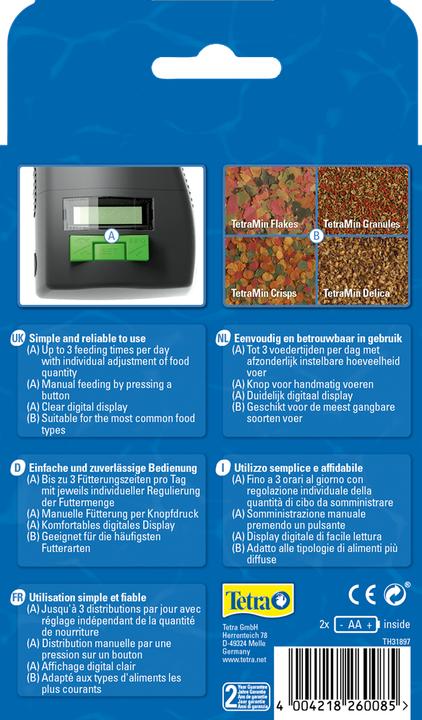 Actual product image Tetra MyFeeder (Automatic feeder Digital)
