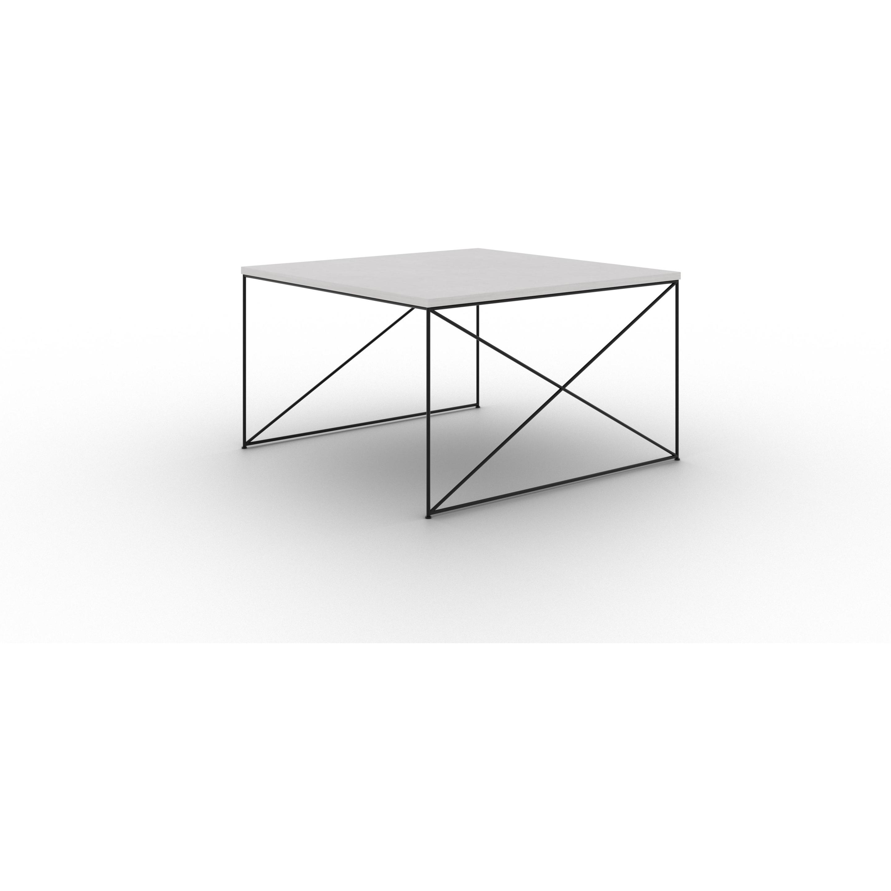 ADRK Furniture, Couchtisch + Beistelltisch, Nelia (75 x 75 x 43 cm)