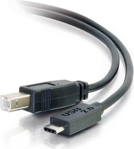 Image du produit C2G 3m de câble USB 2.0 USB Type C vers USB B (3 m, USB 2.0)