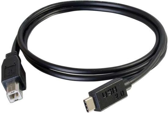 Image du produit C2G 3m de câble USB 2.0 USB Type C vers USB B (3 m, USB 2.0)