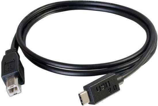 Produktbild C2G 3m USB 2.0 USB Type C to USB B Cable (3 m, USB 2.0)