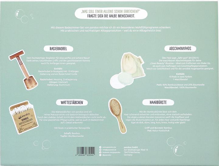 Produktbild Pandoo Bad-Set Green Routine 4tlg.