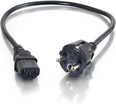 Image du produit C2G Câble / 0,5 m Universal Power cord CEE 7 (0.50 m)