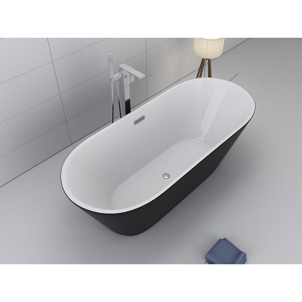 Thumbnail - Jet-Line, Badewanne, Badewanne LAUSANNE II schwarz (170 cm, 80 cm)