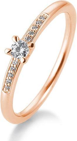 Immagine prodotto Breuning Anello di fidanzamento con pavé (49, 585/14 K Oro)