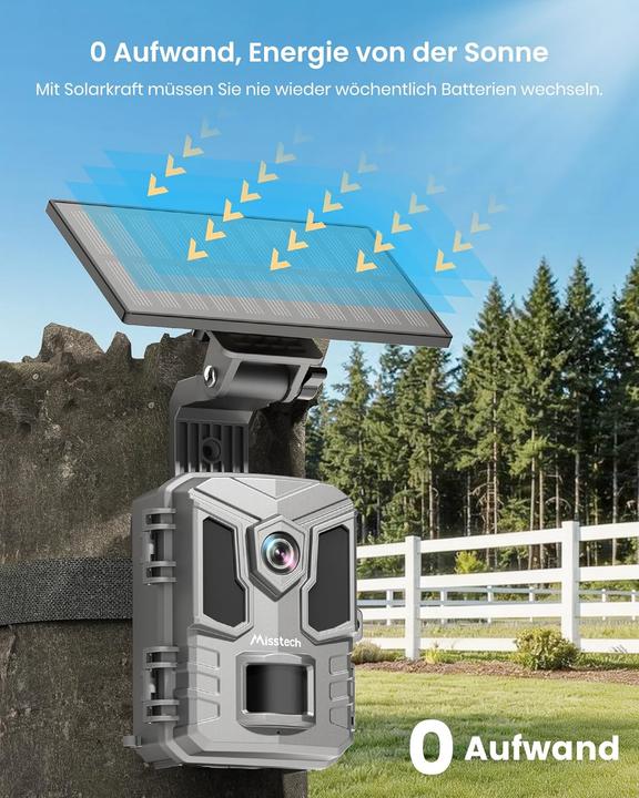 Produktbild Misstech 4K UHD Solar-Wildkamera