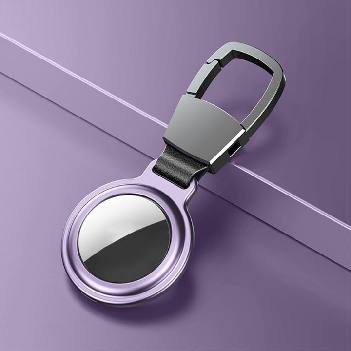 Immagine prodotto Ueli Express Portachiavi magnetico in alluminio per Apple AirTag viola