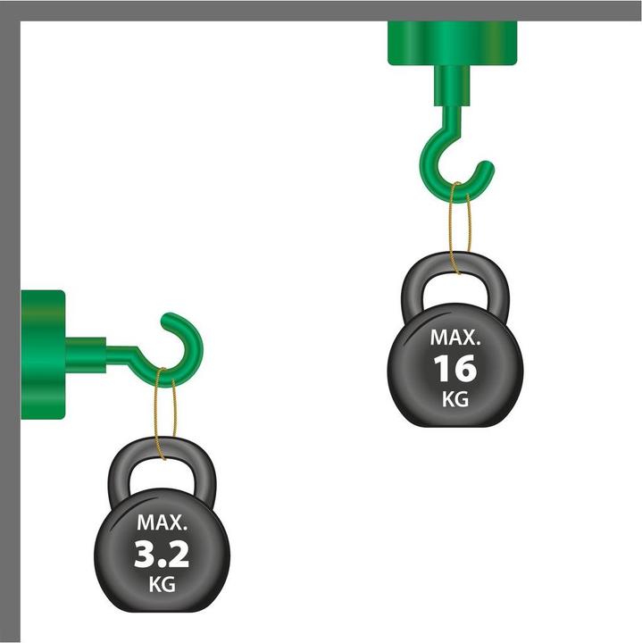 Supermagnete Hakenmagnet (2x)