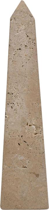 Actual product image Hestia Travertine Obelisk - 30cm