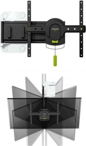 Actual product image Erard Wall mount 30- 65", metal / aluminium (Wall, 65", 30 kg)