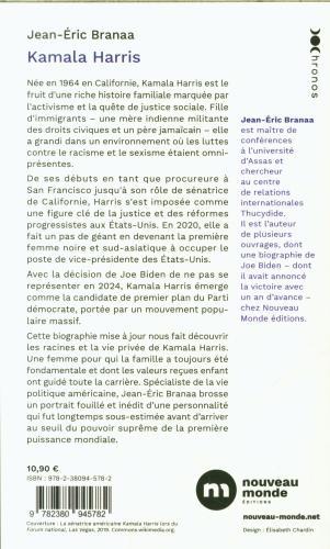 Produktbild Kamala Harris : l'Amérique du futur : de Berkeley à la Maison Blanche (Französisch, Branaa Jean-Eric, 2024)
