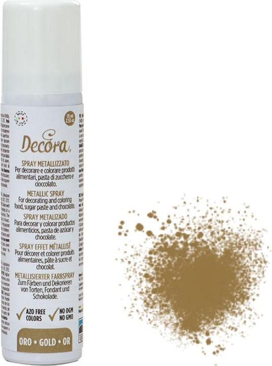Nährwerte und Zutaten Decora Metallic-Spray - Gold (7.50 cl)