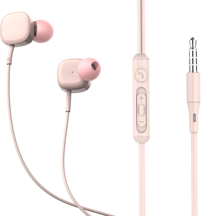 Actual product image Tellur Basic Sigma wired in-ear headphones pink (Cable)