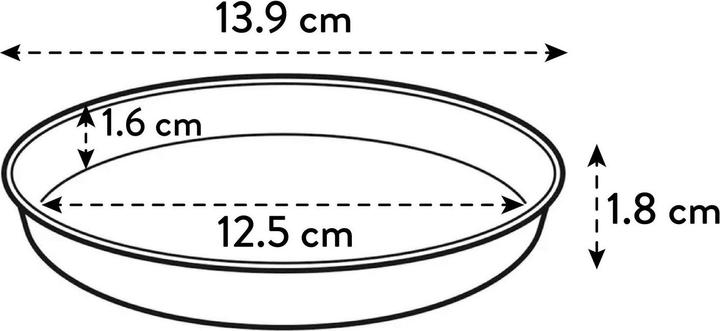 Actual product image Elho Loft Urban Coaster Round