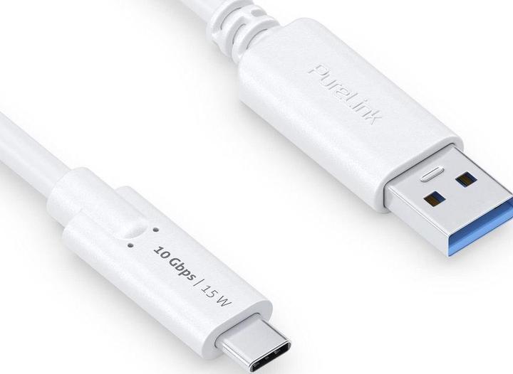 Image du produit Purelink USB A – USB C (1 m, USB 3.2 Gen 2, 15 W)