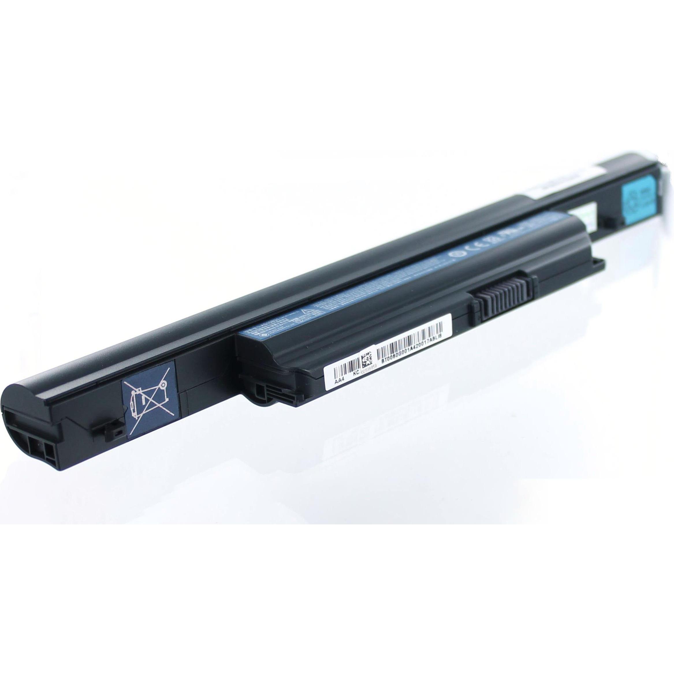 AGI Notebooknetzteil FUJITSU-SIEMENS LIFEBOOK BIBLO B 154 baugleich (1 Zellen, 4400 mAh), Notebook Akku, Schwarz