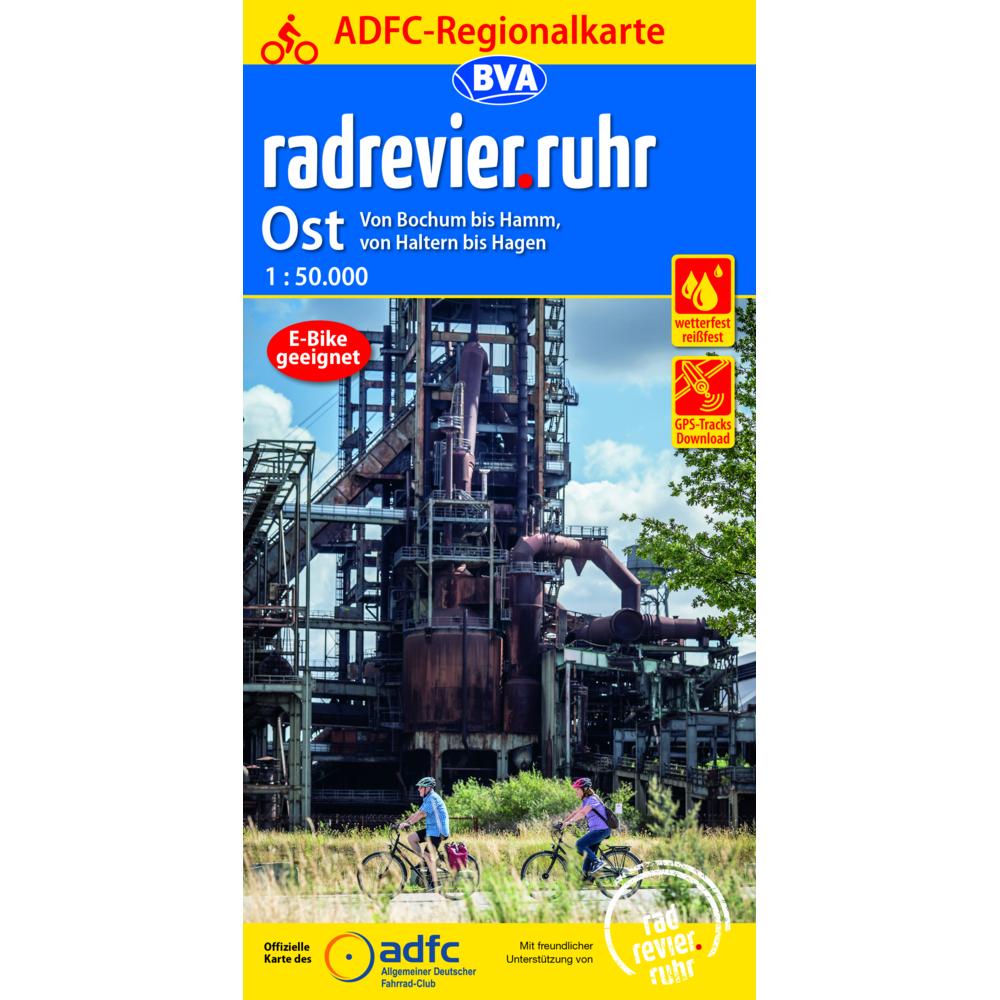 ADFC-Regionalkarte radrevier.ruhr Ost, Landkarte