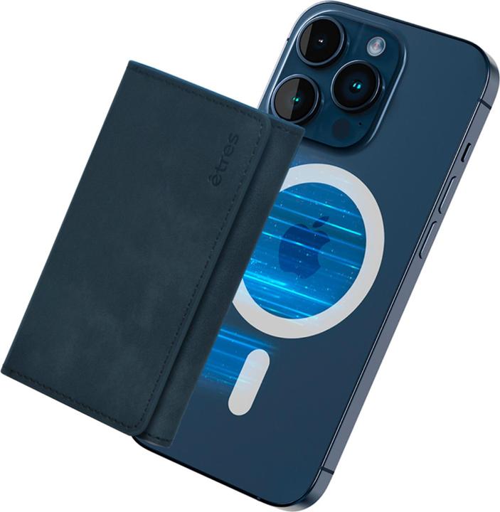 Actual product image Techmade ETRES Magnetic leather wallet without pocket for smartphones