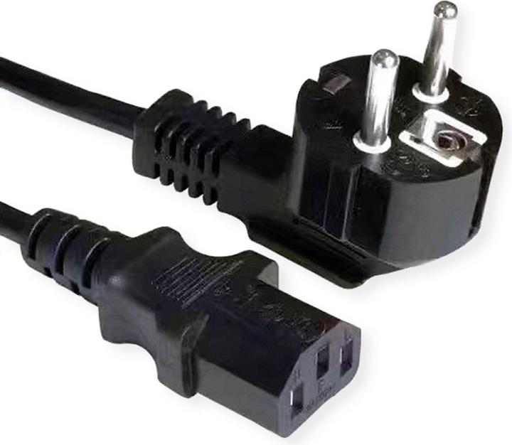 Actual product image Value Mains cable, straight IEC socket (3 m)