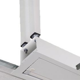 Projecta Deckenbügel für Master Electrol 100 cm (Aluminium) (Wand- / Deckenhalterung)