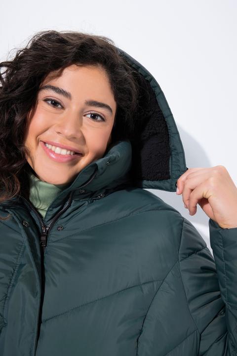 Produktbild Ulla Popken HYPRAR Steppjacke, wasserabweisend, Kapuze (50, 52)