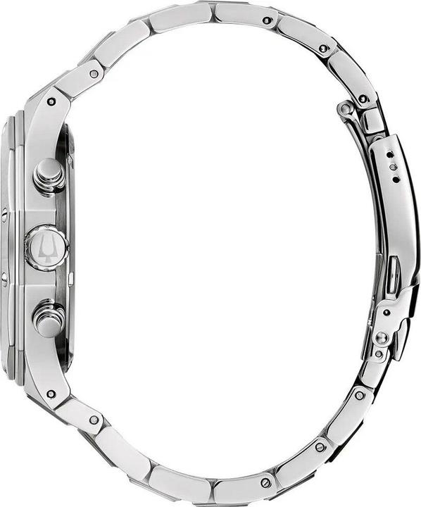 Actual product image Bulova 96B409 Misc Classic Chronograph Men's Watch 44mm 10ATM (Analogue wristwatch, Chronograph, 44 mm)