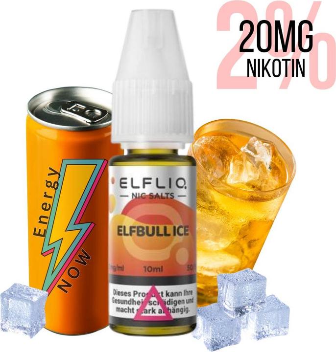 Actual product image Elfbar Elfliq (Kiwi, Passion fruit)