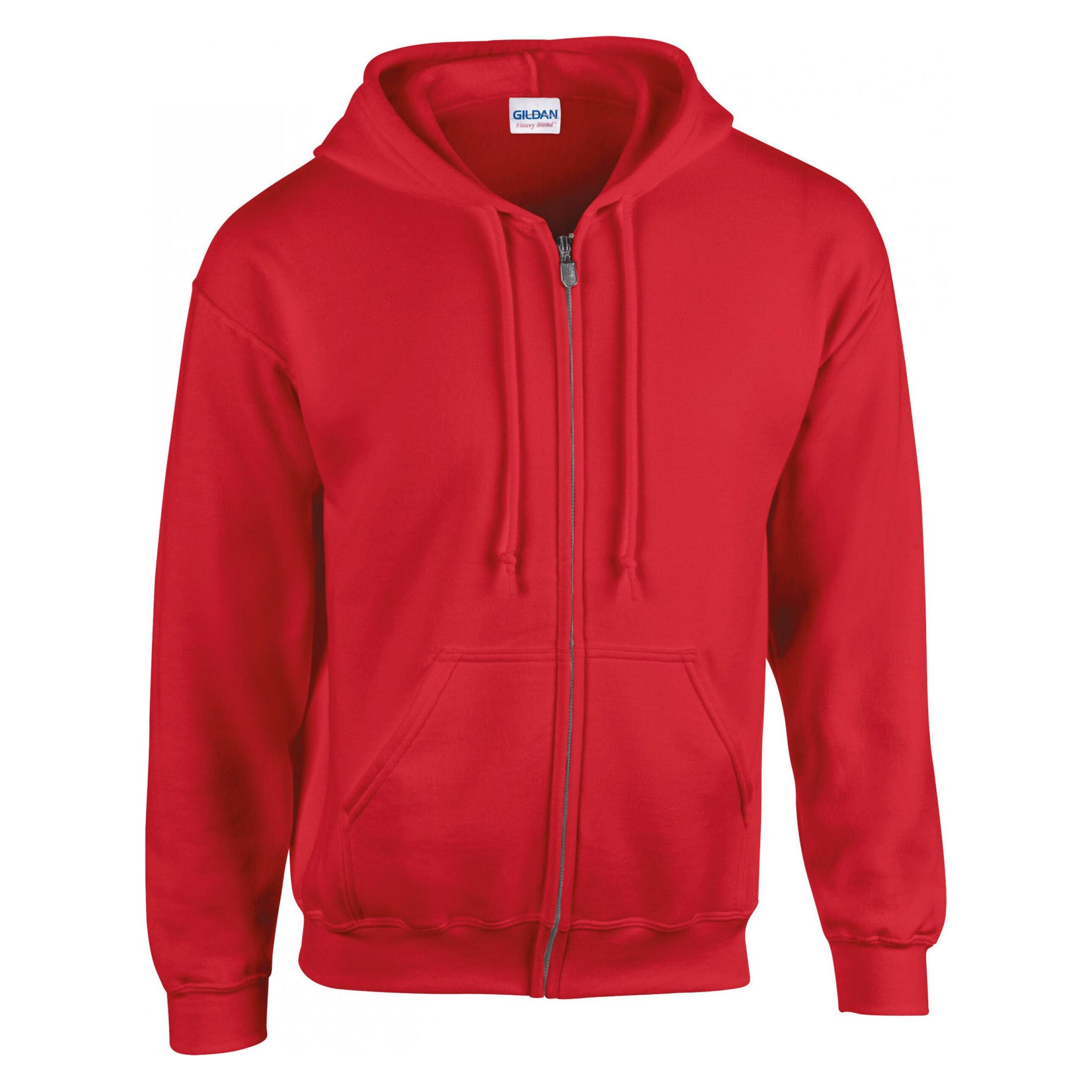 Gildan, Damen, Pullover, Heavy Blend , Rot, (4XL)