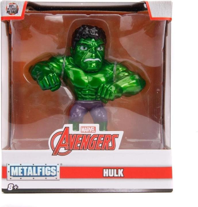 Actual product image Jada Marvel 4" Hulk Figure