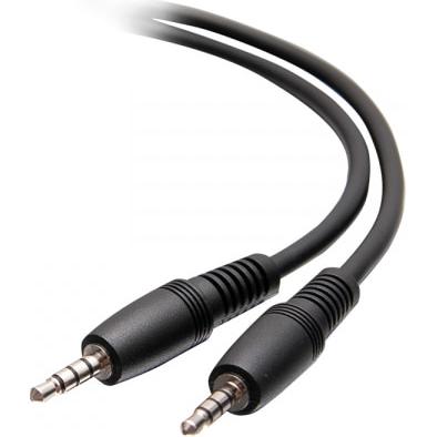 C2G TRRS OMTP Headset-Kabel mit 4 Positionen, Stecker/Stecker (1.80 m), Audio Kabel