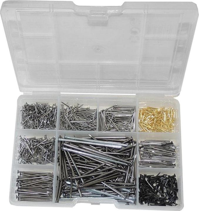 Produktbild Kinzo Nail set, 975pcs ass st (975 Stück, 80 mm)