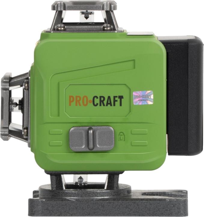 Produktbild Procraft LE-4GL Akku Linien- / Kreuzlinienlaser Set 3,7 V 40 m grün selbstnivellierend inkl. Akkus