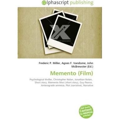 Memento (Film), Belletristik