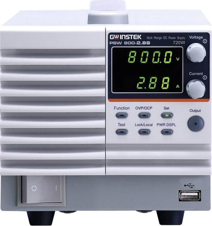 Image du produit GW Instek PSW 800-2.88 Alimentation de laboratoire, réglable 0 - 800 V/DC 0 - 2.88 A 720