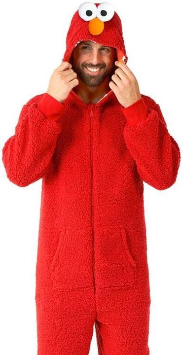 Actual product image OppoSuits Elmo Onesie (XL)