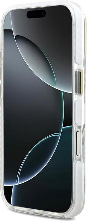 Immagine prodotto Lacoste Shockproof Transparent Frosted Gold Logo MagSafe Case for iPhone 17 Pro White (Apple iPhone 17 Pro)